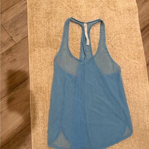 lululemon athletica Light Blue Tank Top size 10